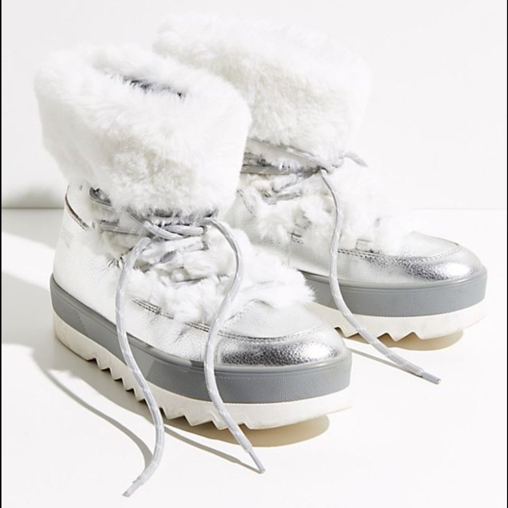 Free People Après-Ski Leather Boots Sz 7